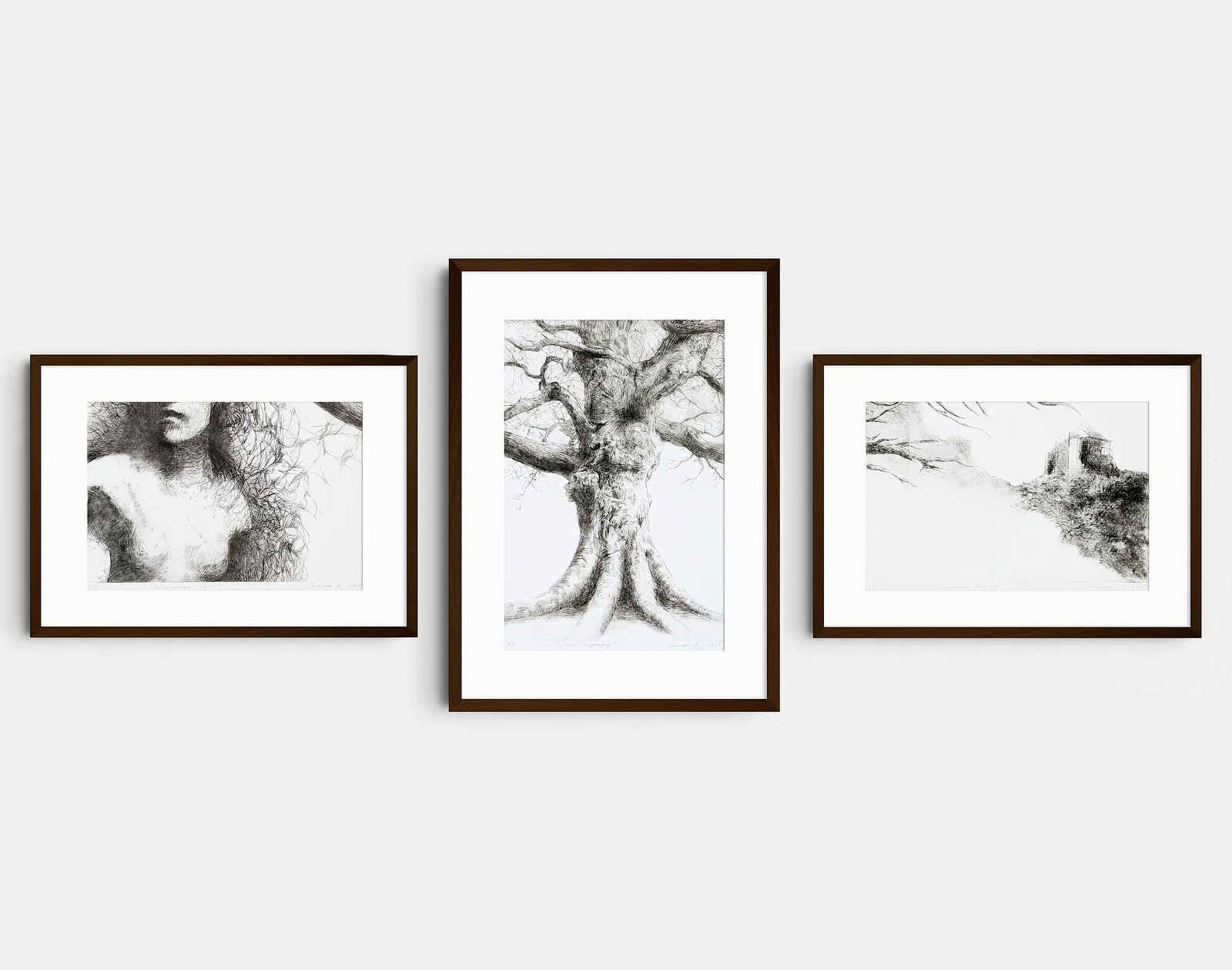 Зображення "Dry Point Series" від Anastasiia Stasiuk , розмір: 40×29,5 cm 50×36,6 cm 40×29,5 cm, матеріали: oil-based intaglio printing ink, Fabriano printing paper 300 gsm, медіум: Графіка, місто: Lviv, Ukraine , серія: Суха голка, ціна: $750 Фото 1 з 4.